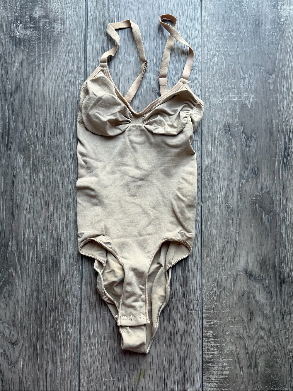 SKIMS Seamless Sculpt Open Bust Bodysuit – Size XXS